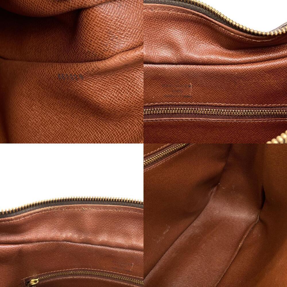 Louis Vuitton Boulogne Monogram Canvas Shoulder Bag Brown